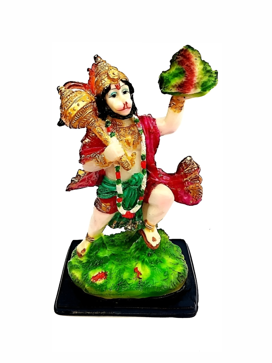 

krishnagallery1 Beige & Gold Toned Marble Religious Idol Showpiece