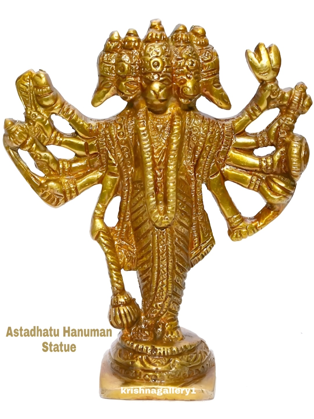 

krishnagallery1GoldToned Religious Idol Showpiece, Gold