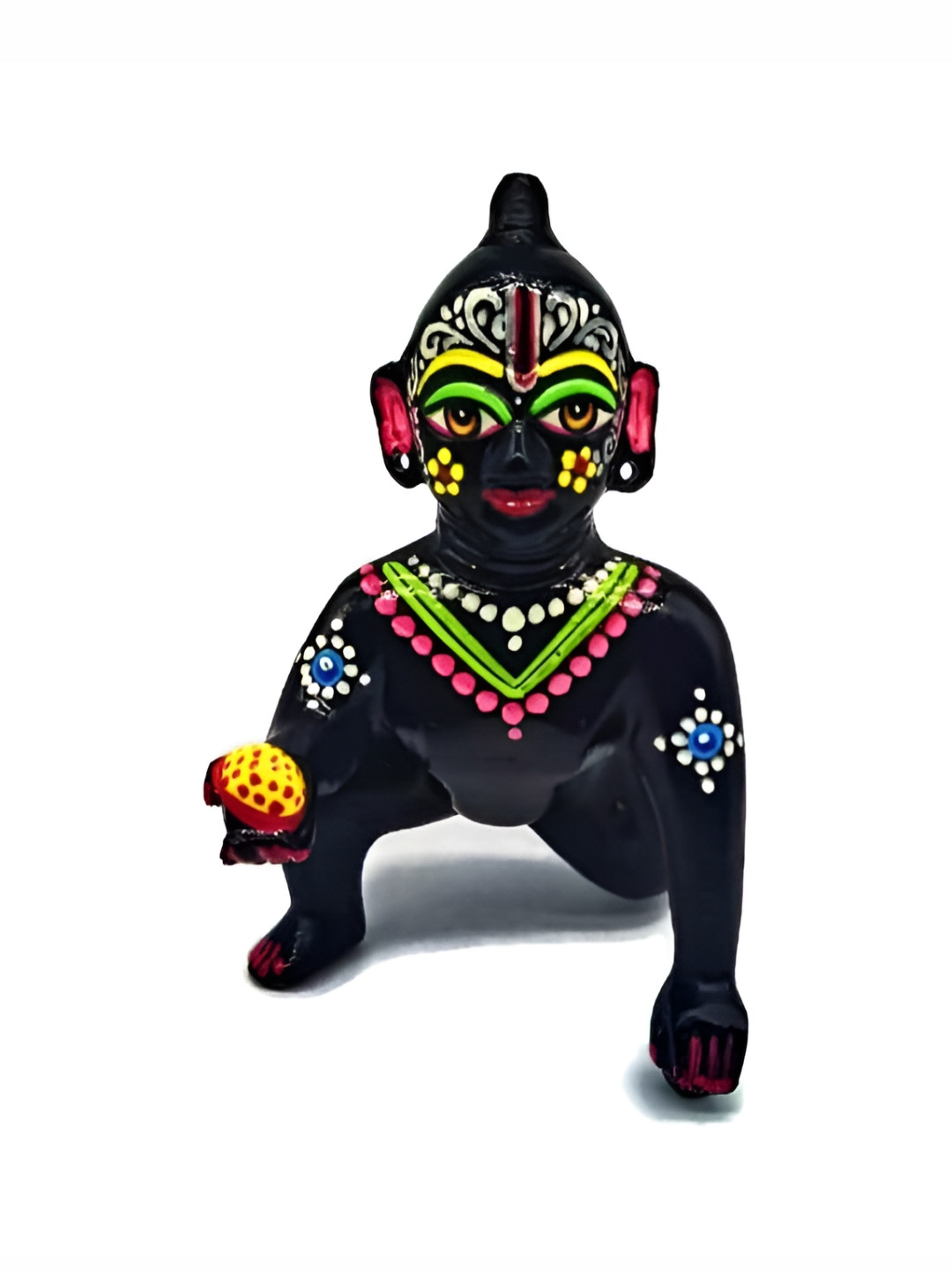 

krishnagallery1 Black Brass Bal Gopal Showpiece