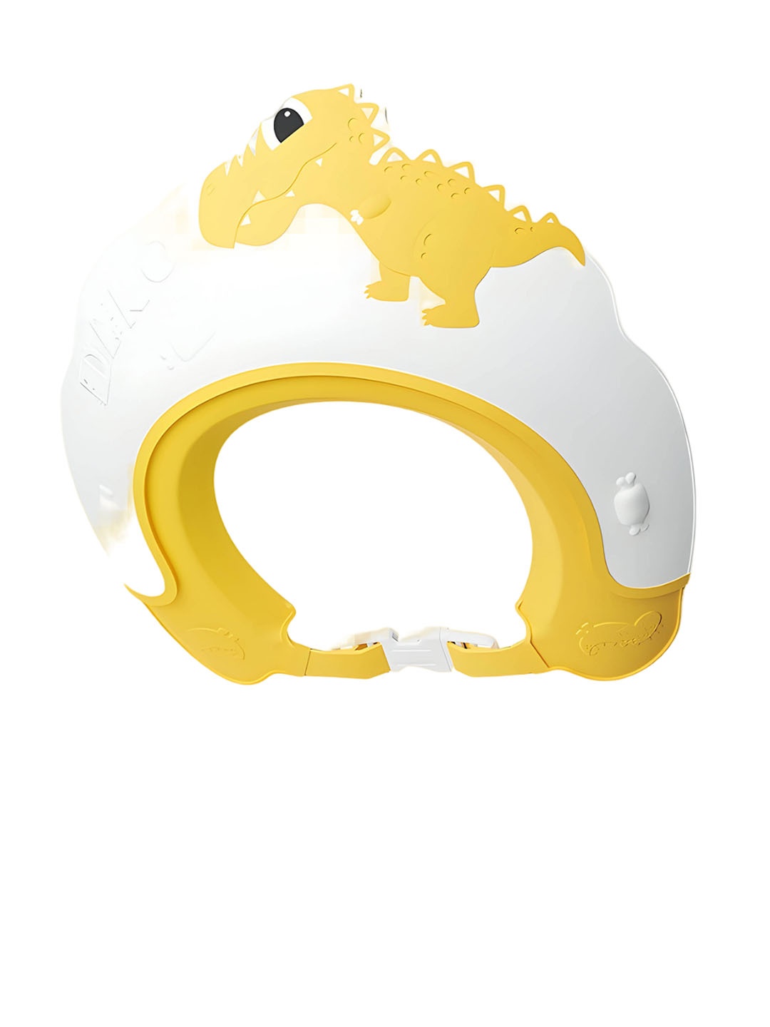 

BAESD Kids Eye Protection Dino Baby Shower Cap, Yellow