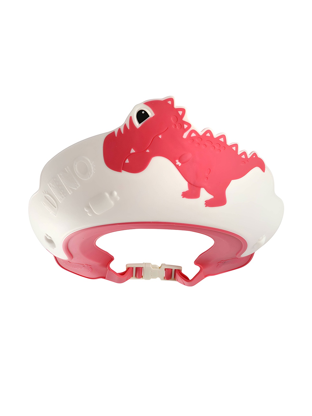 

BAESD Kids Printed Dino Eye Protection Baby Shower Cap, Red