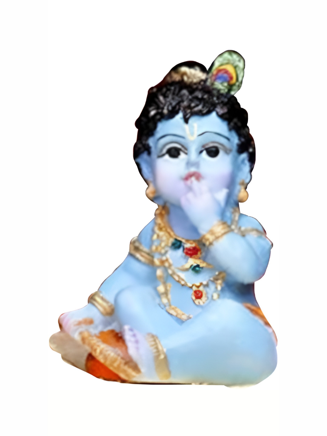 

krishnagallery1 Blue Religious Idol Showpiece