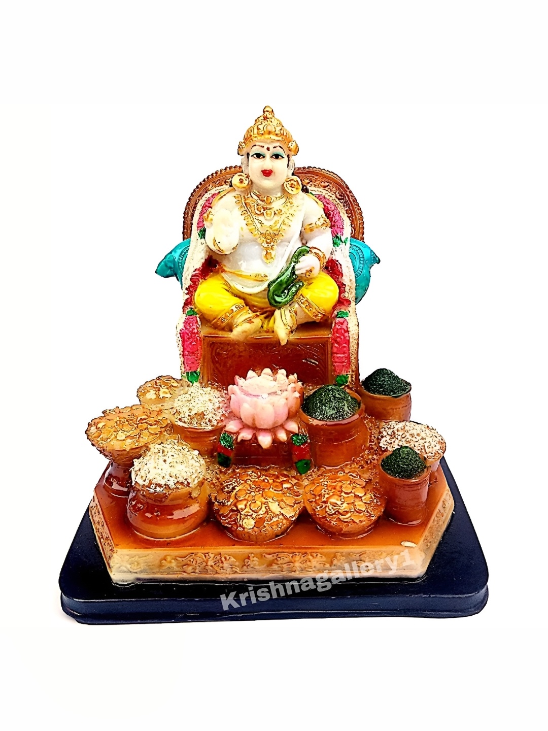 

krishnagallery1 White & Red Religious Idol Showpiece