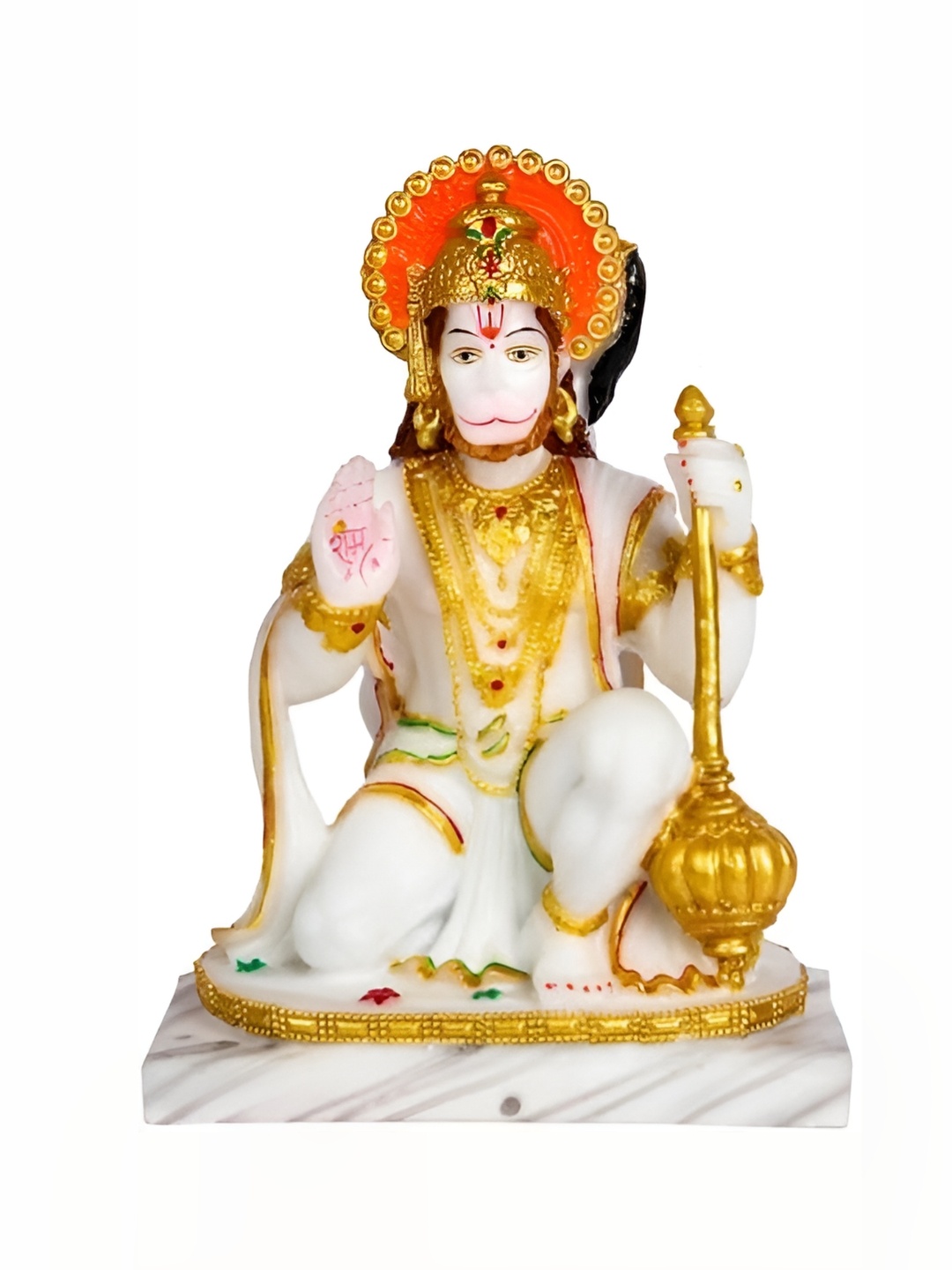 

krishnagallery1 Gold-Toned Marble Showpiece