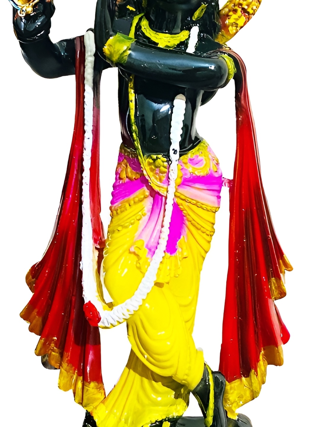 

krishnagallery1 Black & Yellow Marble Religious Idol Showpiece
