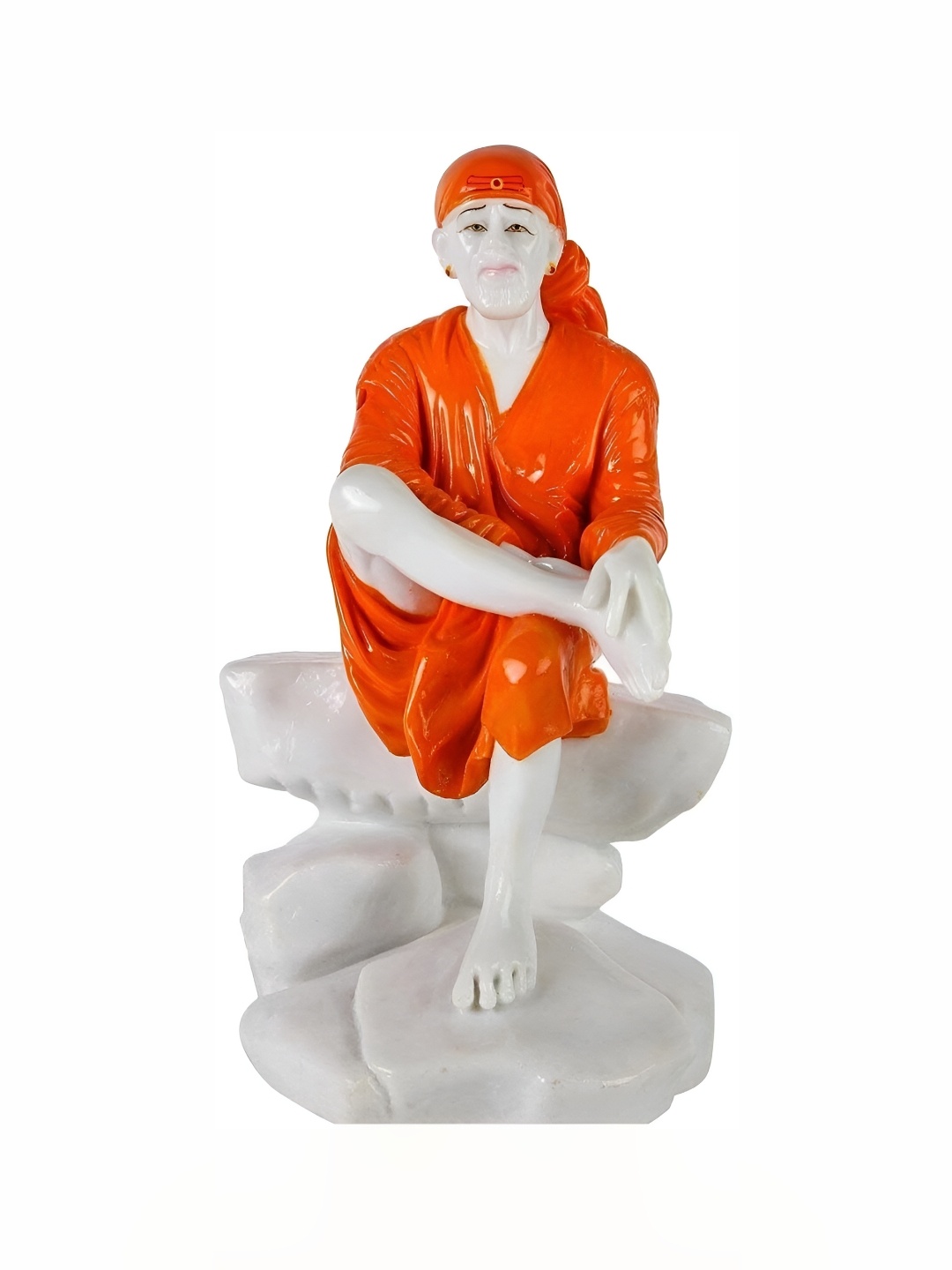 

krishnagallery1 White & Red Marble Religious Idol Showpiece