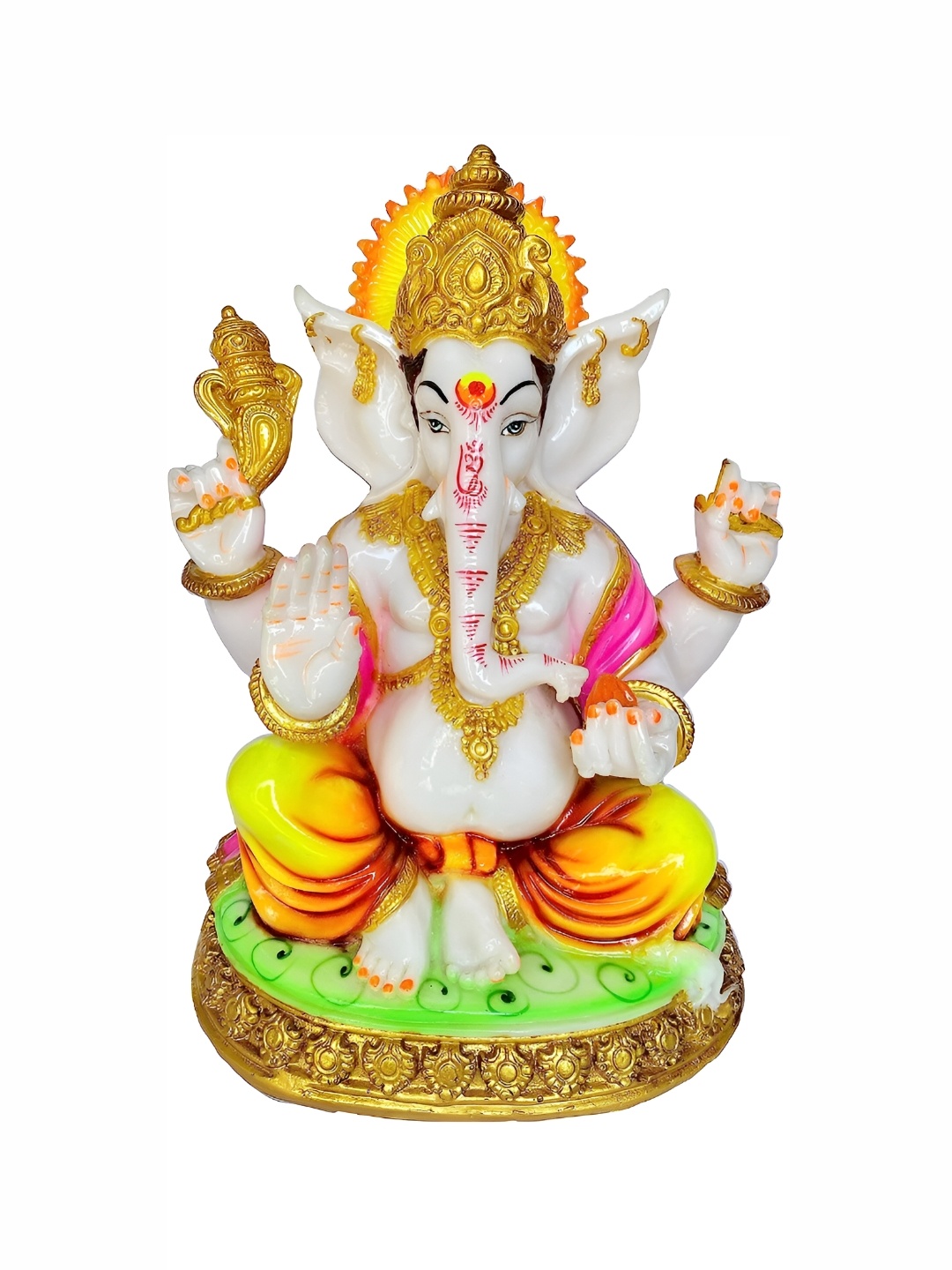 

krishnagallery1 White Marble Showpiece