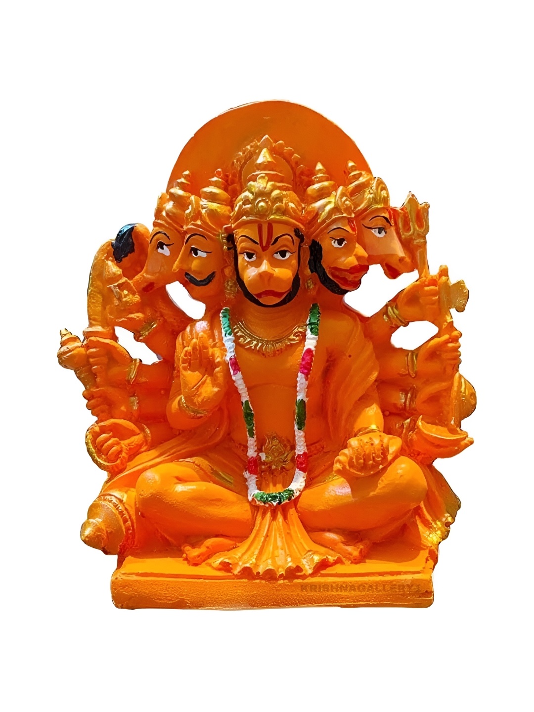 

krishnagallery1 Orange Religious Idol Showpiece