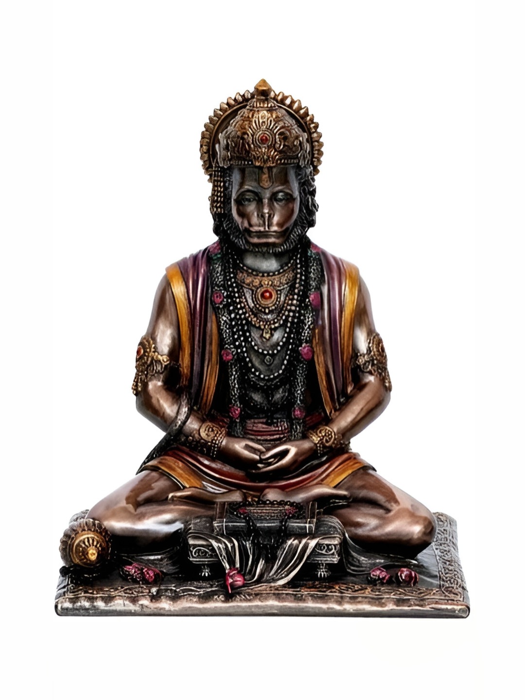 

krishnagallery1 Coffee Brown Marble Religious Idol Showpiece