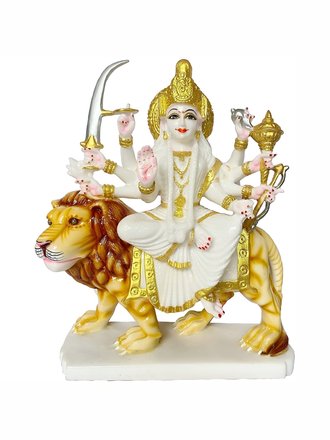 

krishnagallery1 White Marble Showpiece