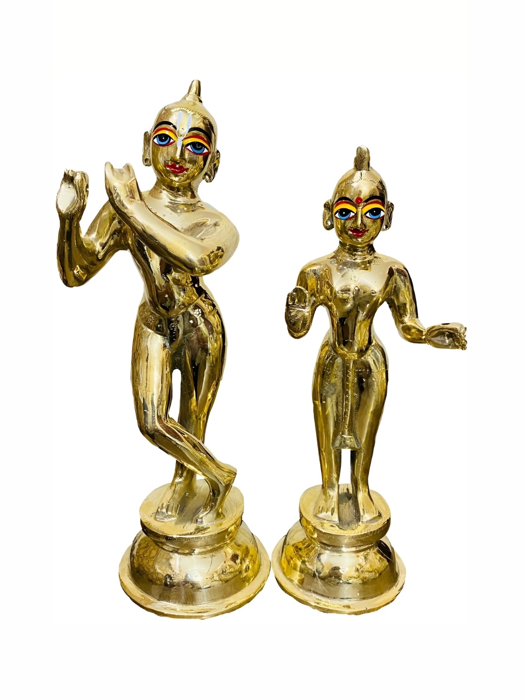 

krishnagallery1 Gold Toned Religious Idol Showpiece