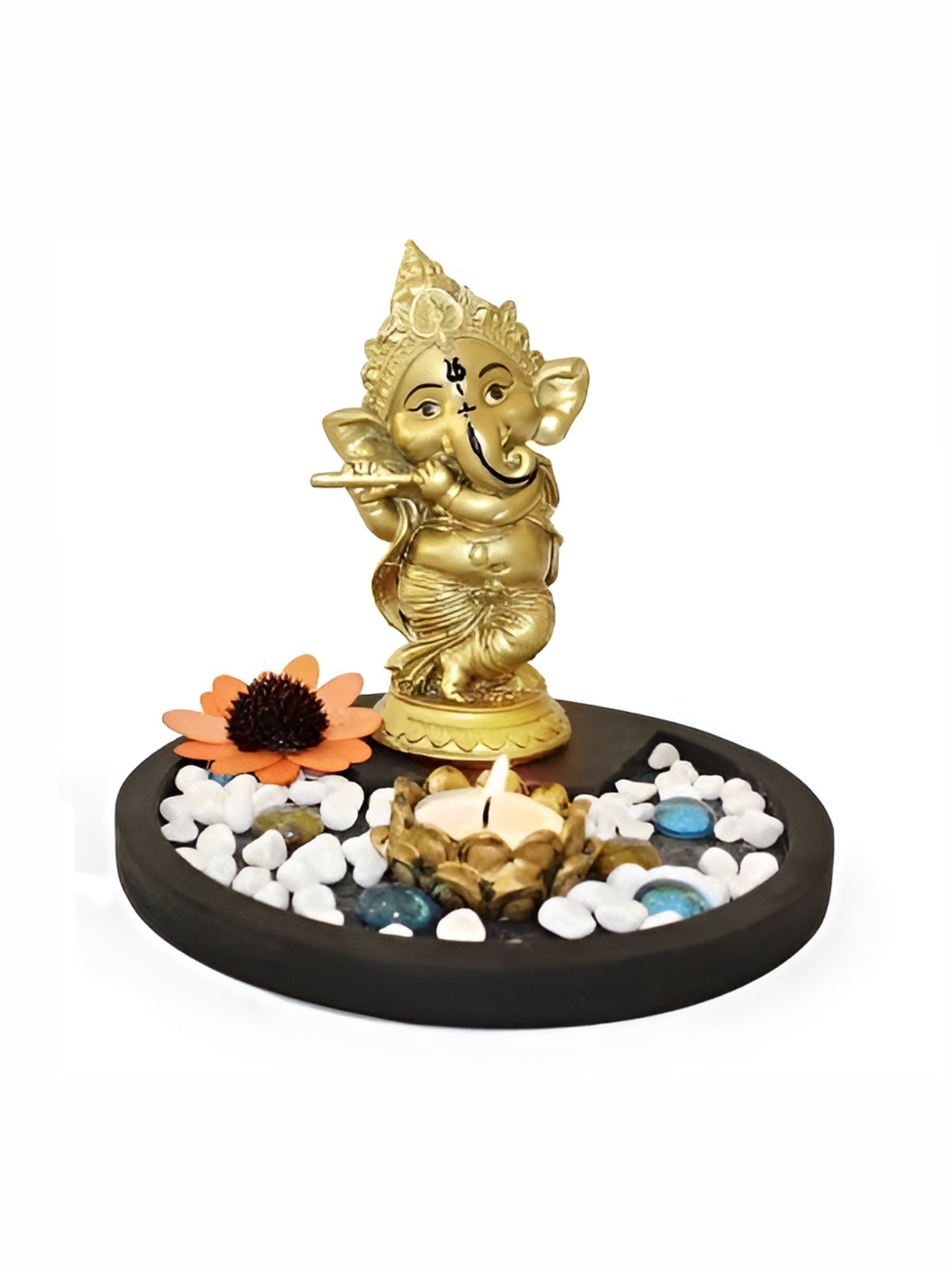 

krishnagallery1Gold Toned Idol Showpiece, Gold