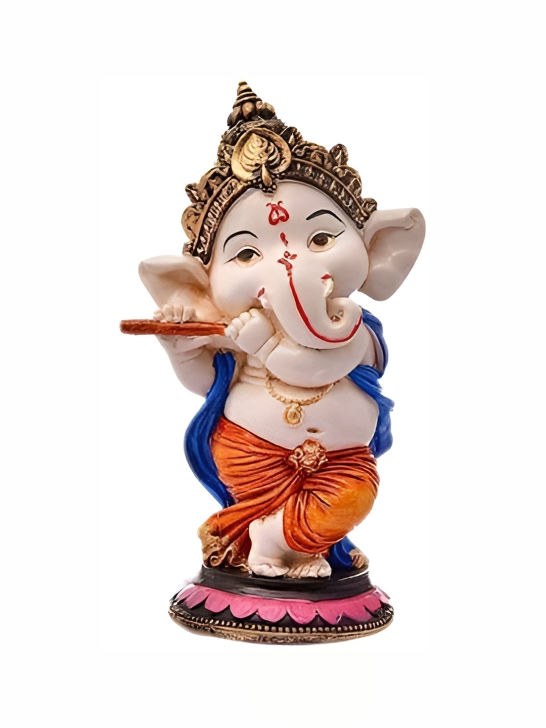 

krishnagallery1 Peach & Blue Marble Religious Idol Showpiece