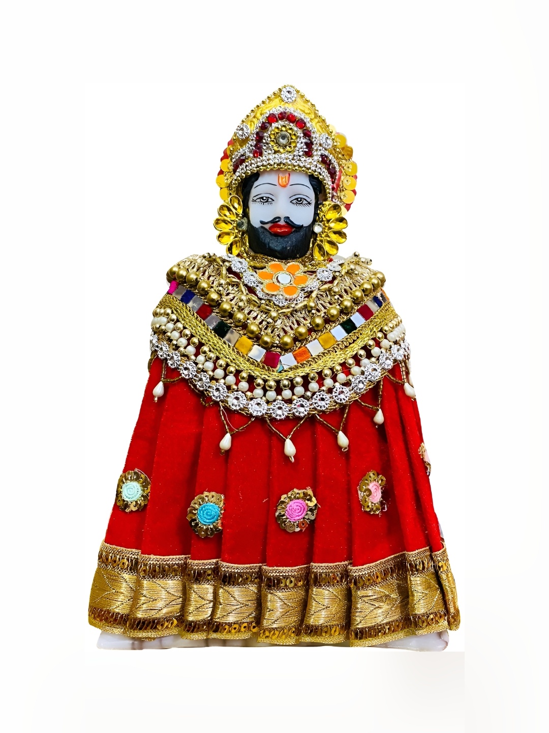 

krishnagallery1 Red & Gold Religious Idol Showpiece