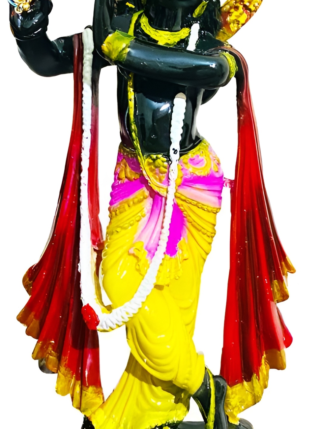 

krishnagallery1 Black & Yellow Lord Krishna Religious Idol Showpiece
