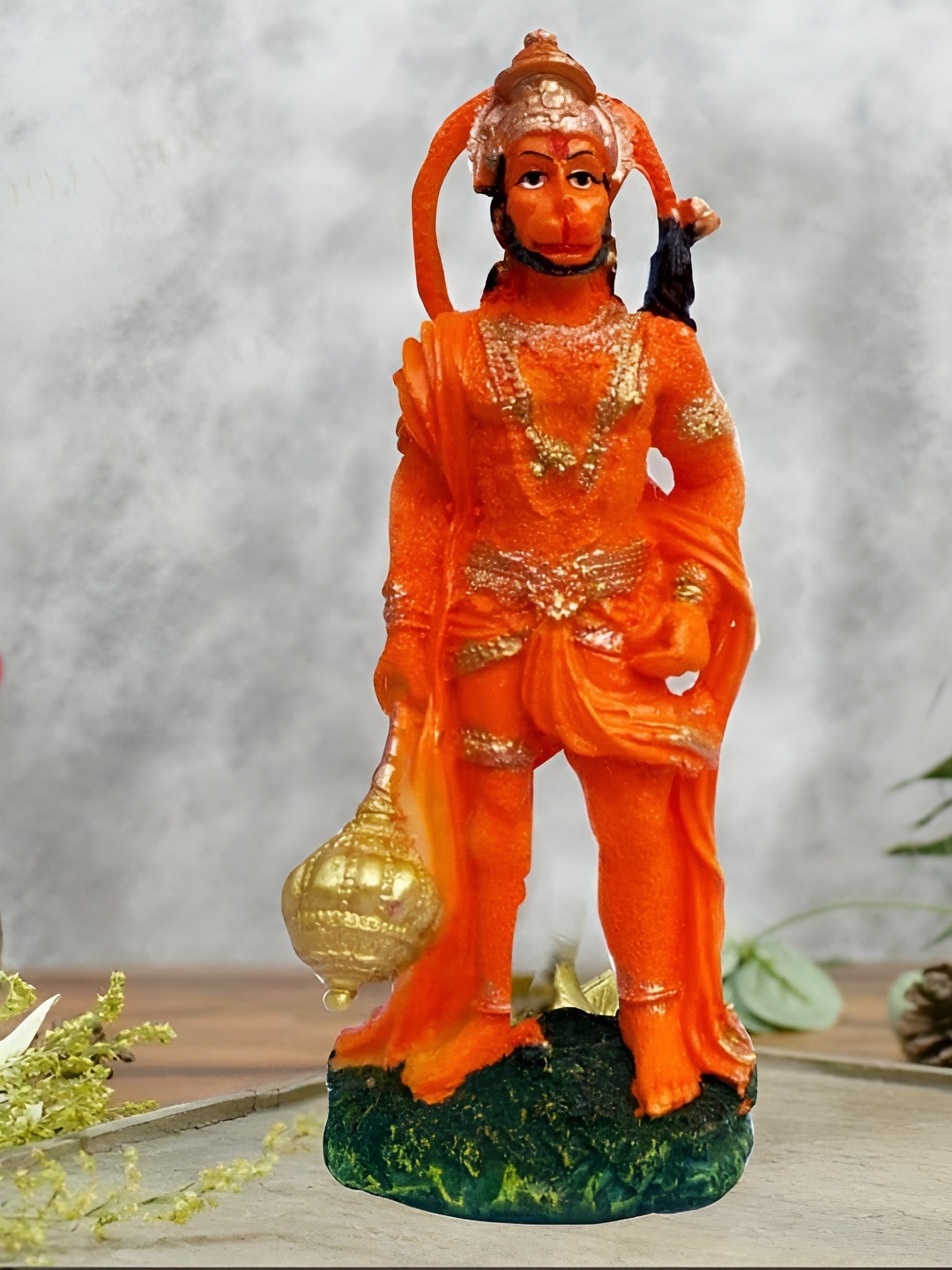 

krishnagallery1 Orange Hanuman Murti Idol Showpiece