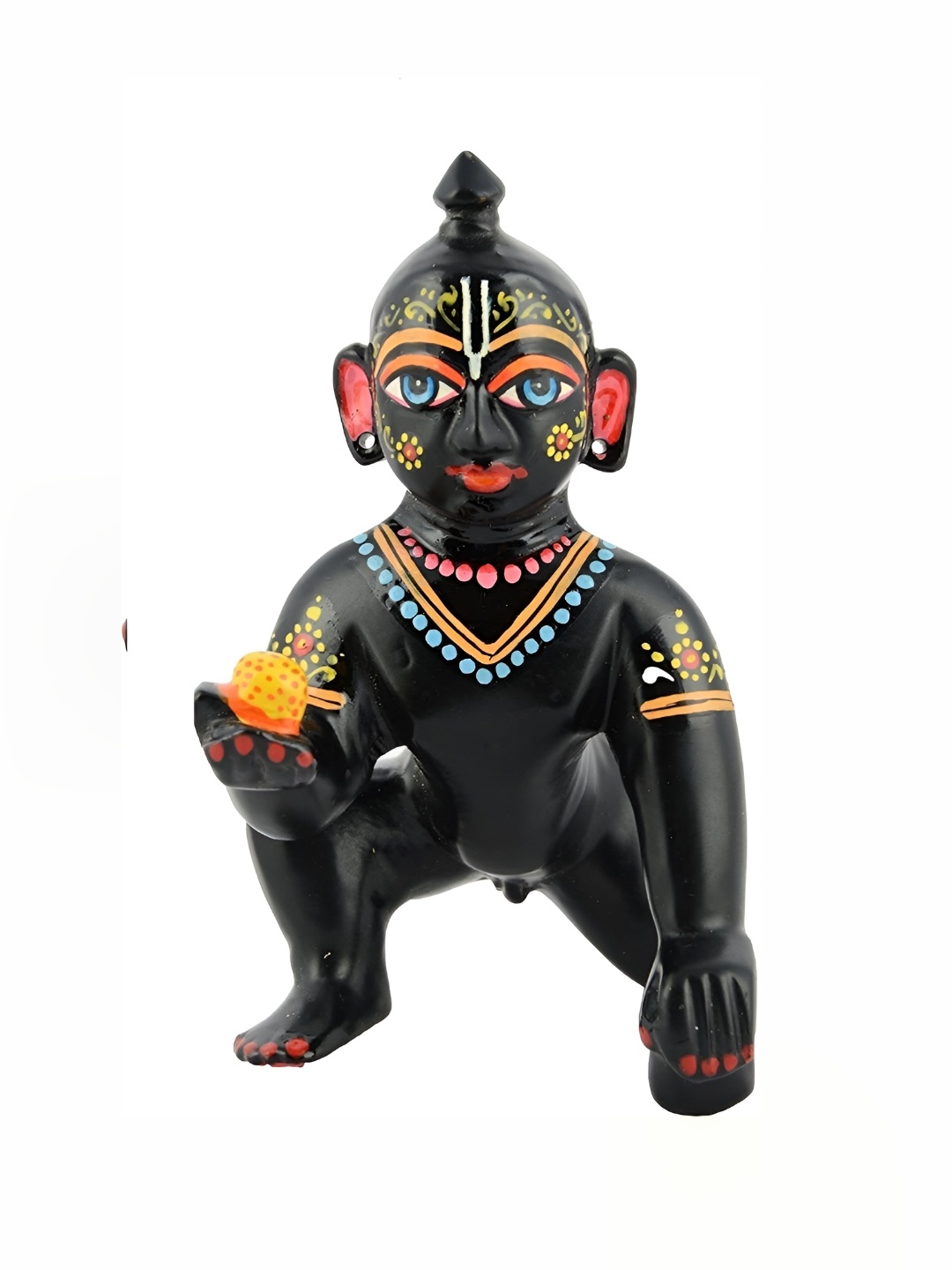 

krishnagallery1 Black & Yellow Brass Idol Showpiece