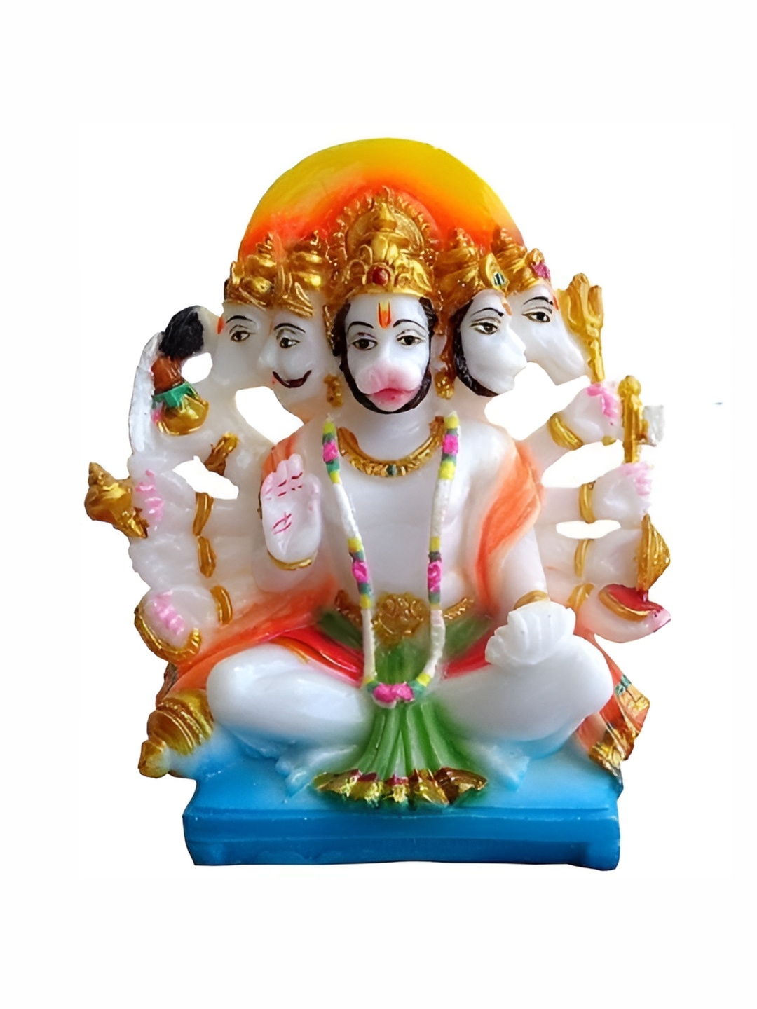 

krishnagallery1 White Hanuman Marble Showpiece