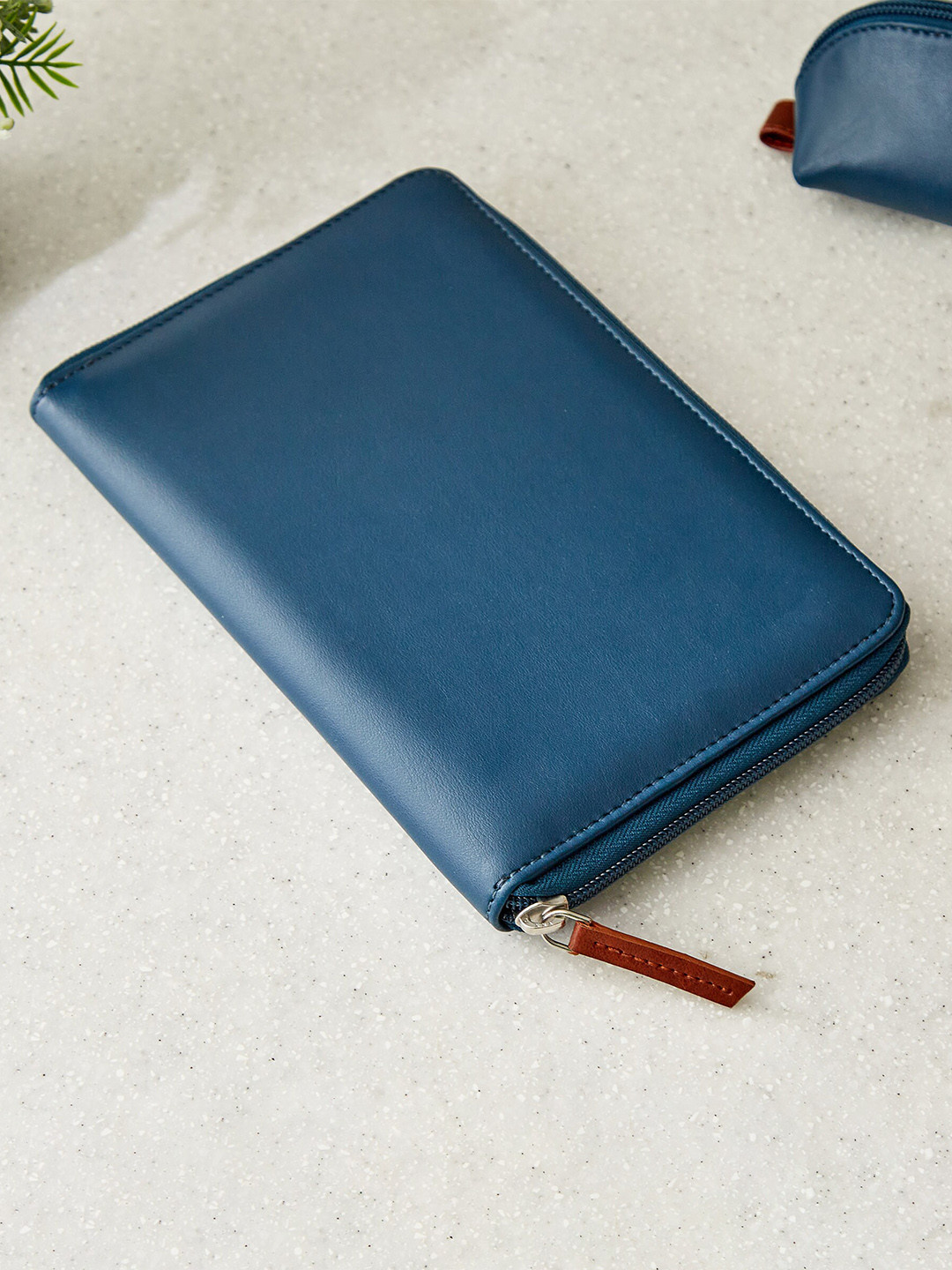 

Home Centre Blue Orion Faux Leather Travel Organiser Bathroom Accessories