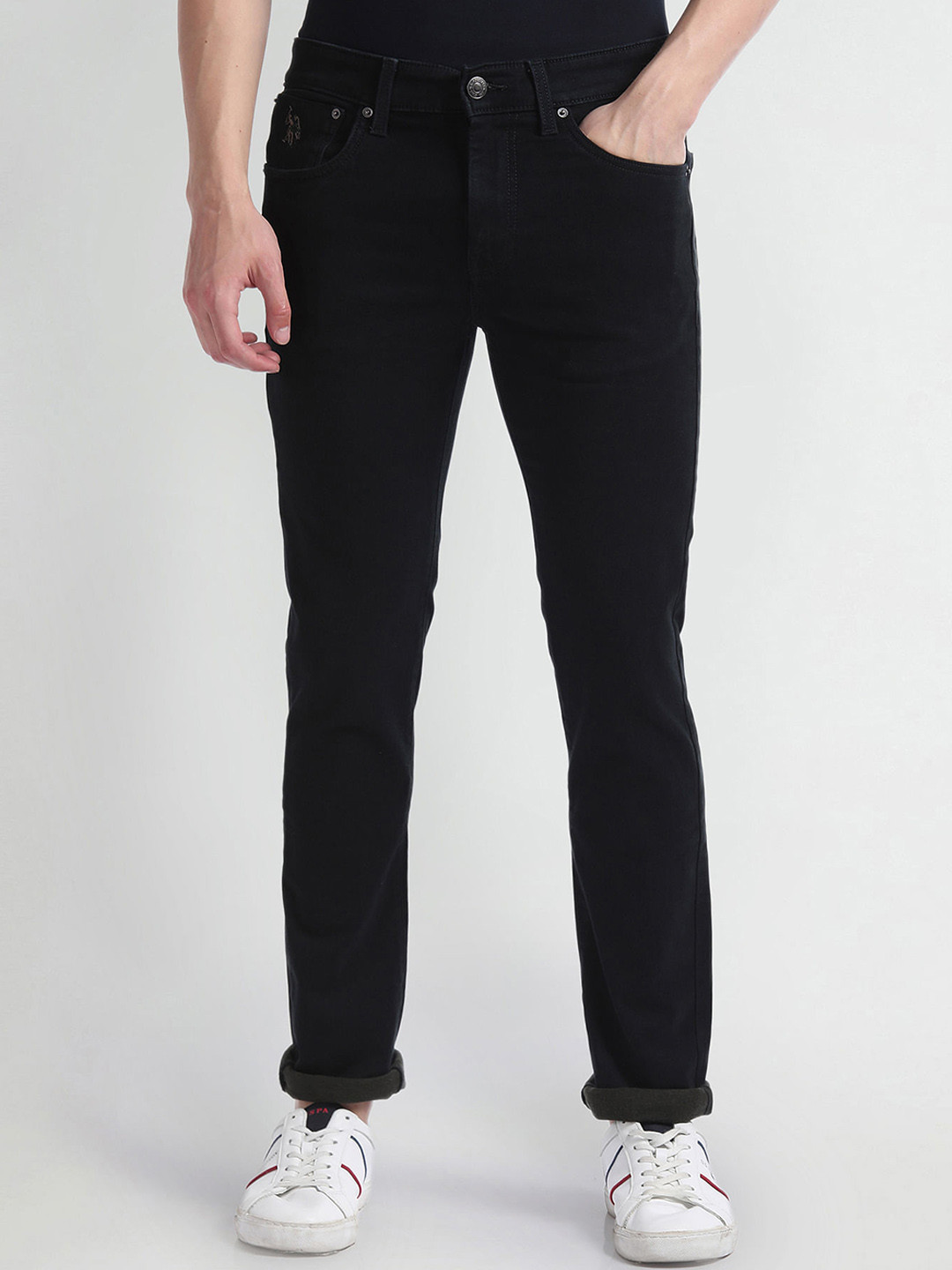 

U.S. Polo Assn. Denim Co. Men Skinny Fit Stretchable Jeans, Blue