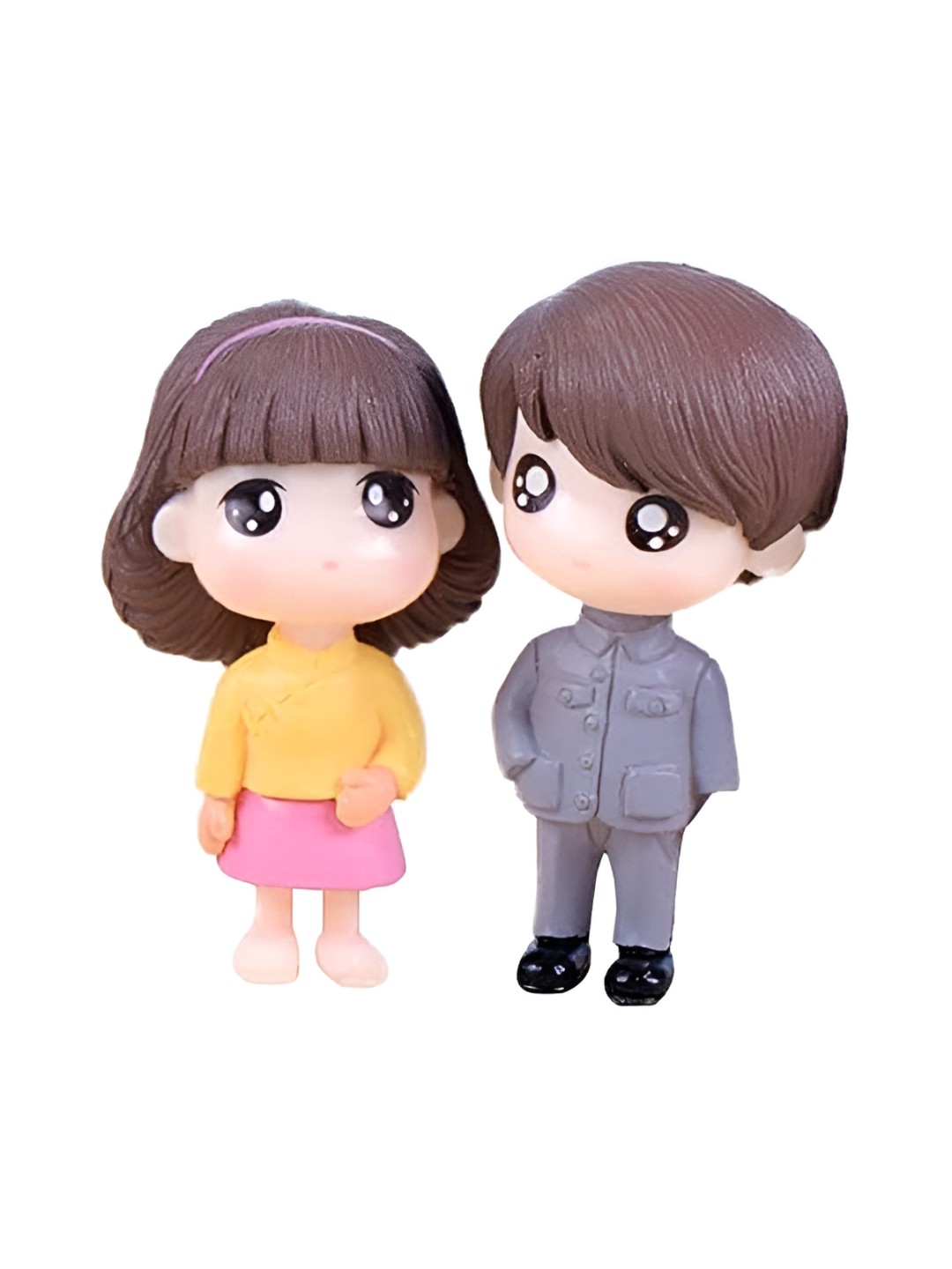

Sigaram Grey 2 Pieces Couple Figurine Miniature Showpieces