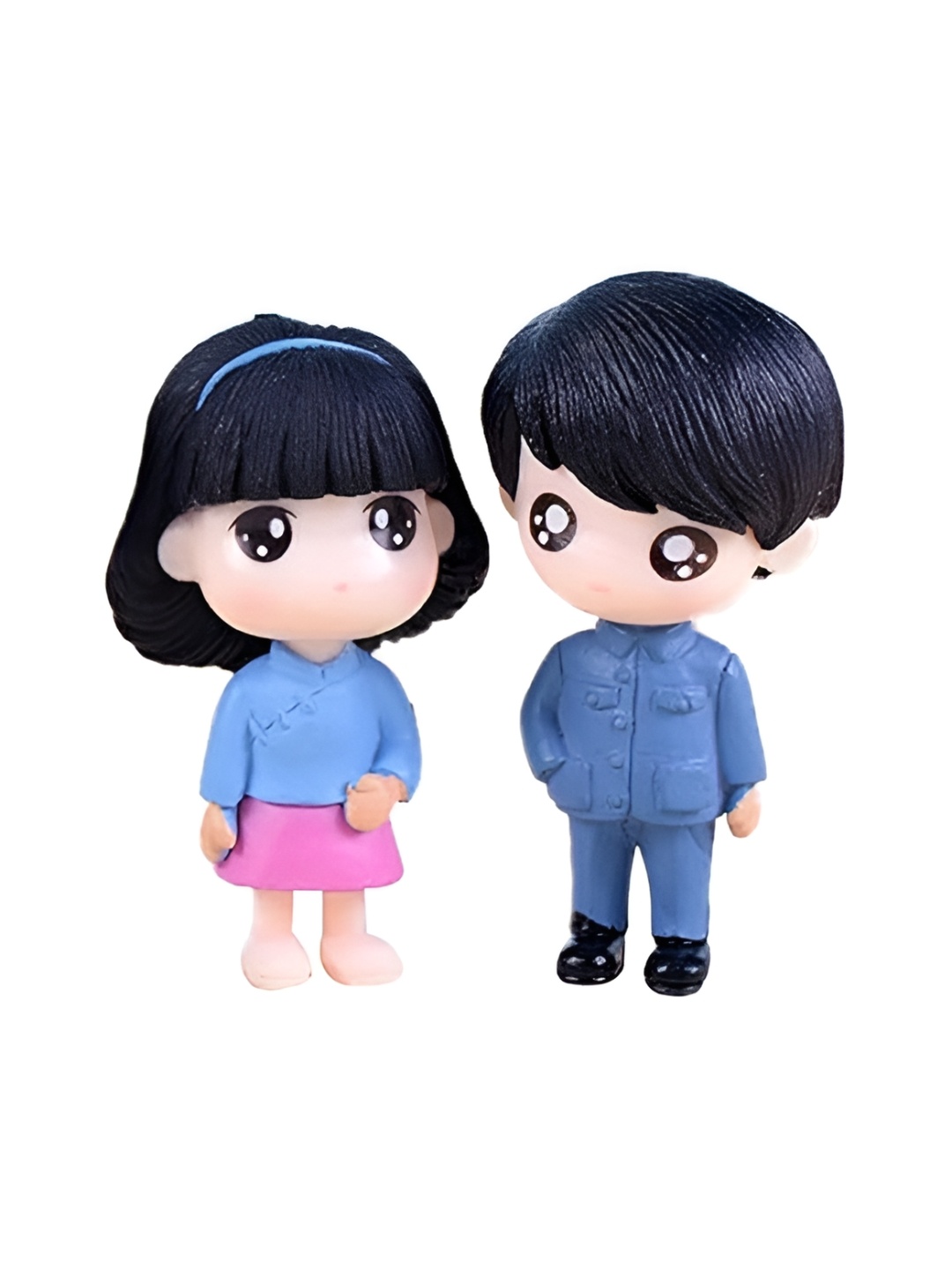 

Sigaram Blue 2 Pieces Couple Figurine Miniature Showpieces