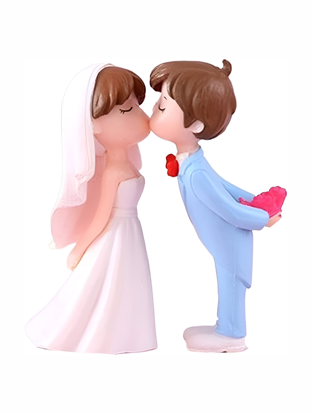 

Sigaram Navy Blue 2 Pieces Couple Figurine Miniature Showpieces