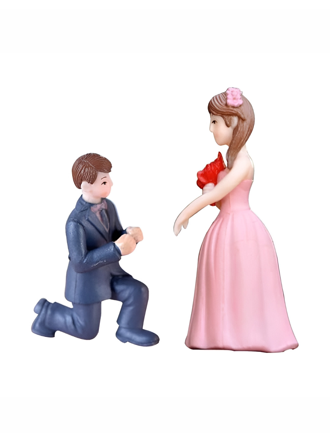 

Sigaram Grey 2 Pieces Couple Figurine Miniature Showpieces