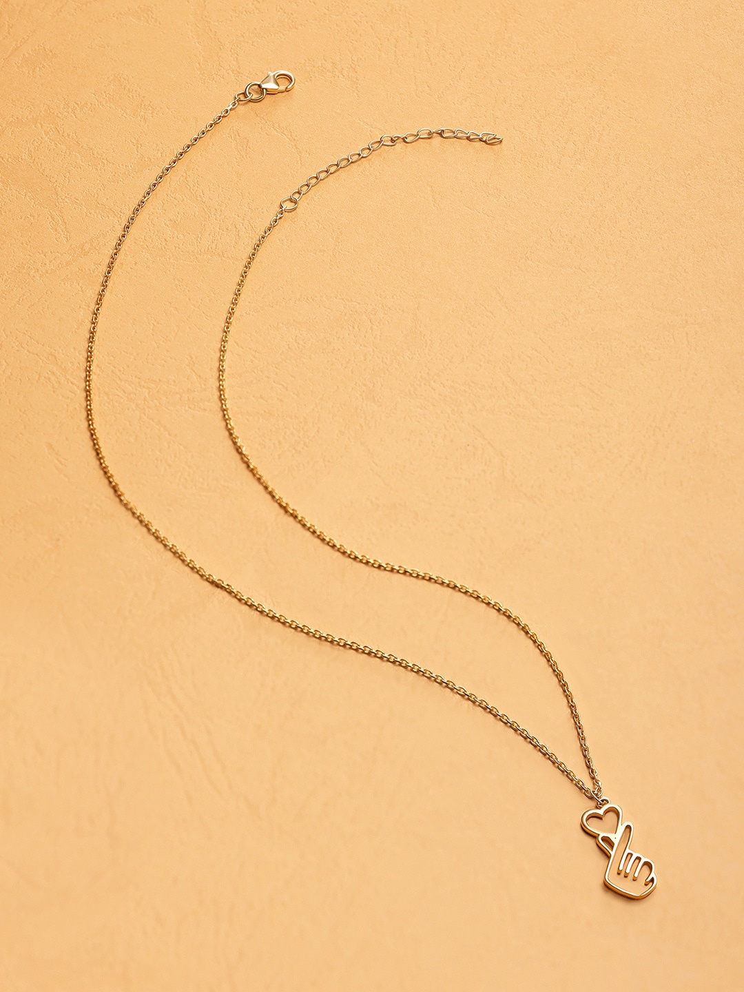 

March by FableStreet Sterling Silver Gold Plated Necklace
