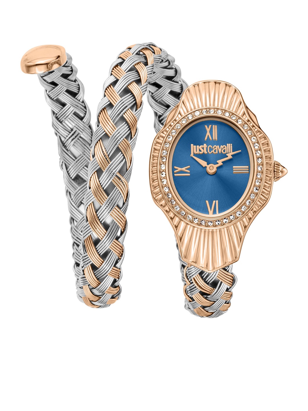 

Just Cavalli Women Stainless Steel Bracelet Style Straps Analogue Watch JC1L305M0065, Silver