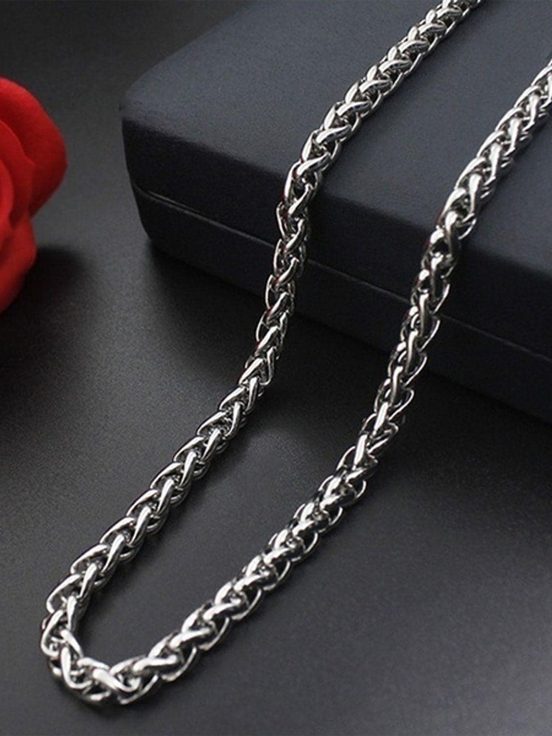 

MEENAZ Men Silver-Plated Necklace
