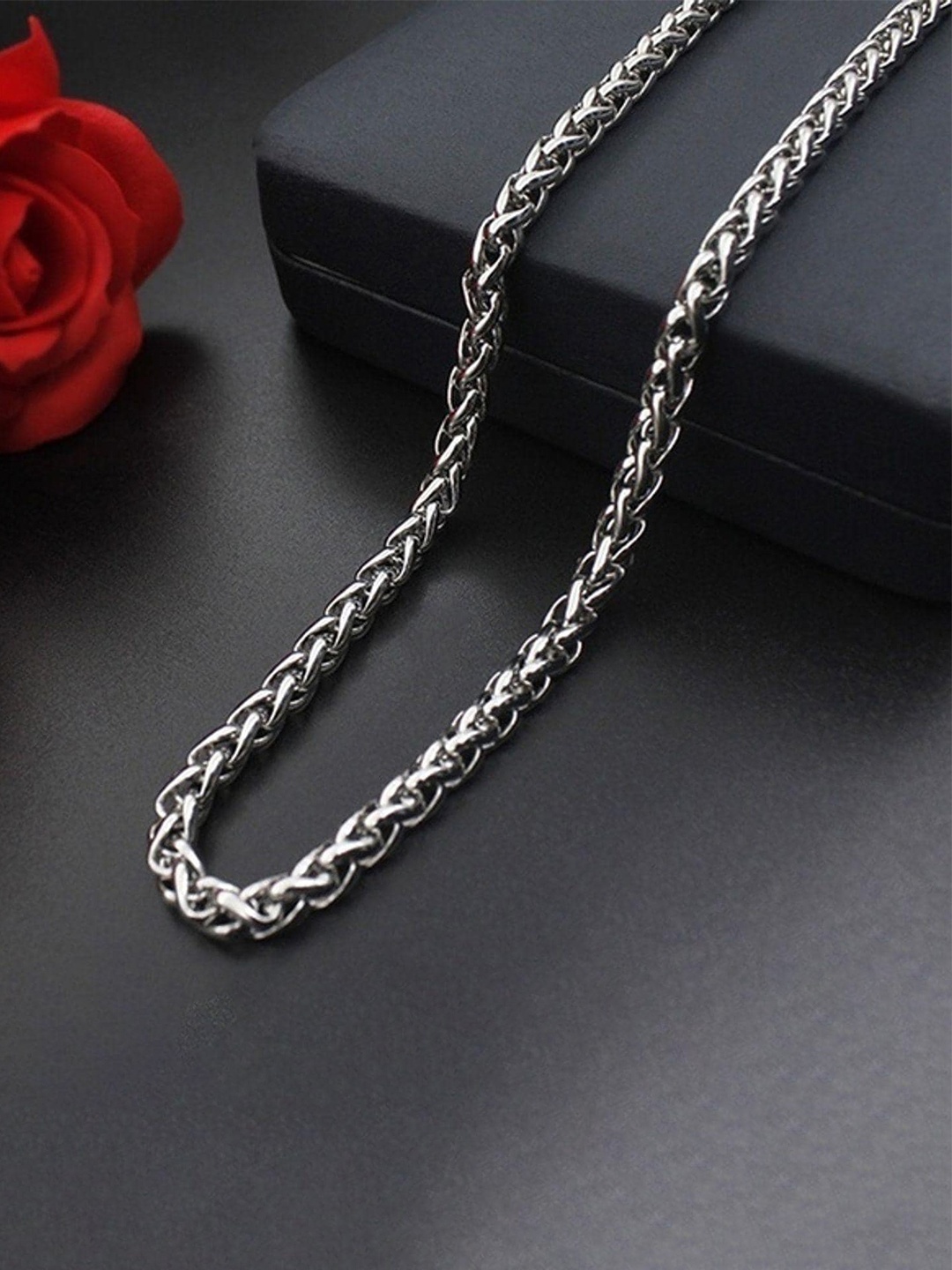 

MEENAZ Men Silver-Plated Necklace