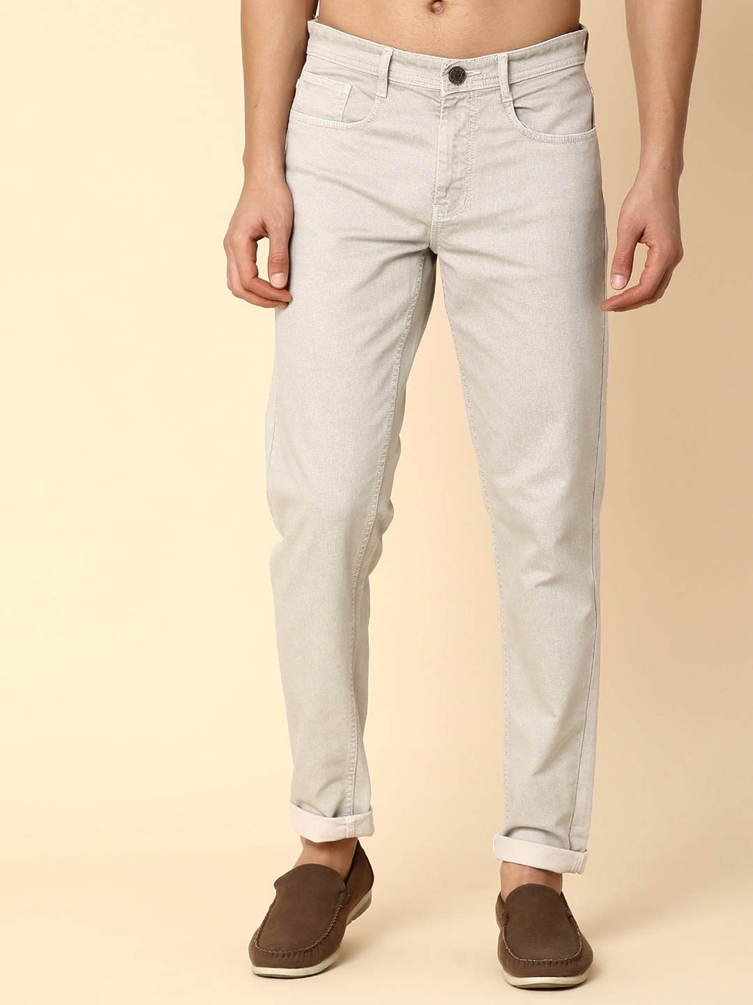 

V-Mart Slim Fit Trousers, Grey