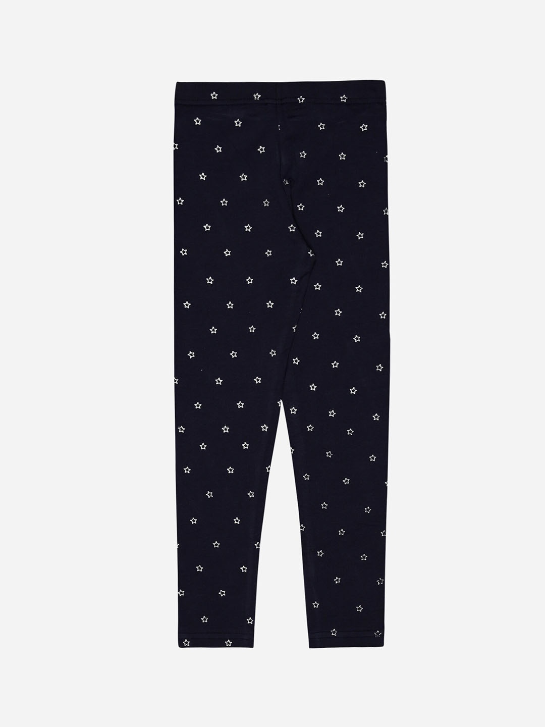 

Bodycare Girls Star Printed Cotton Ankle Length Leggings, Navy blue