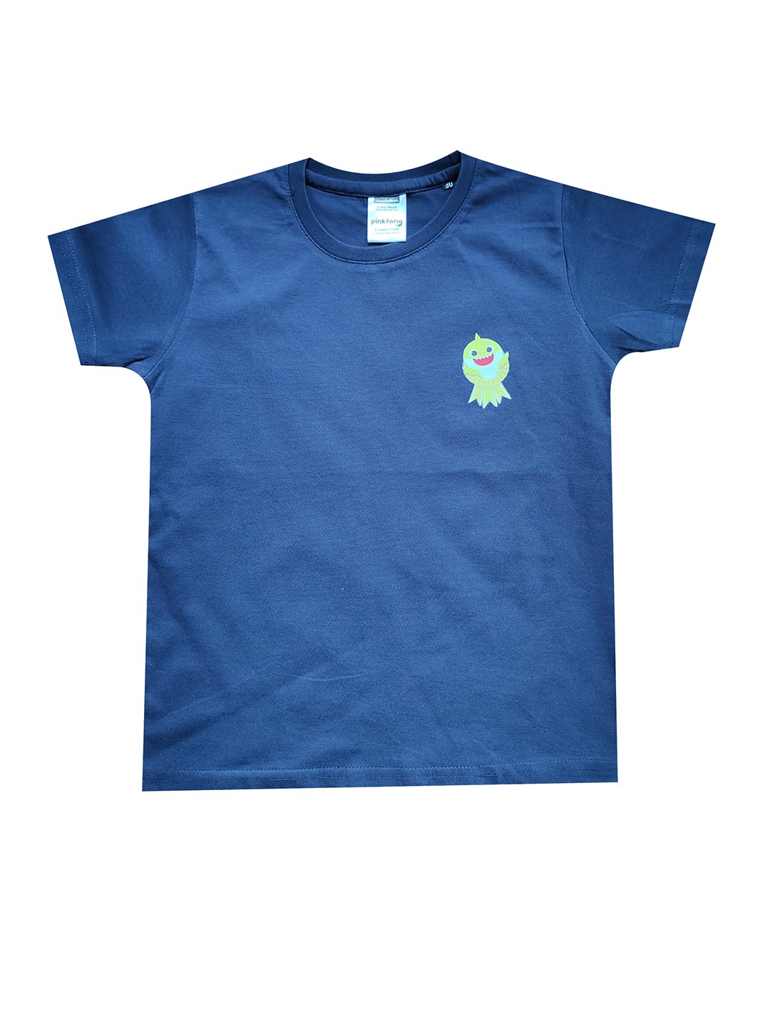 

shopbloom Kids Graphic Printed Round Neck Cotton T-shirt, Blue