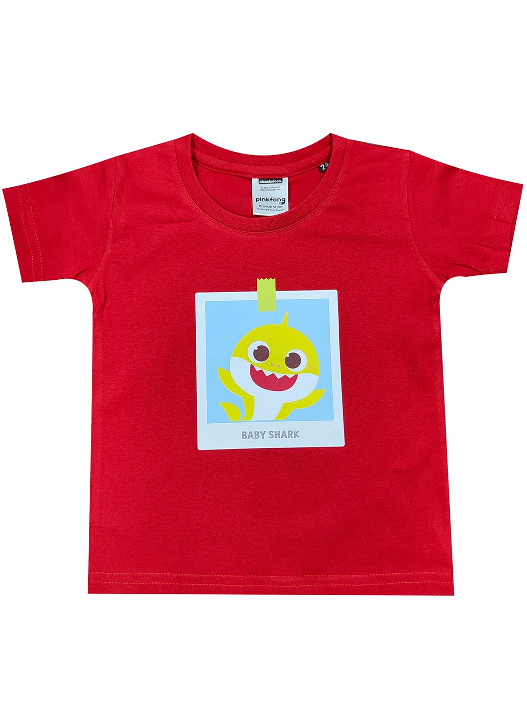 

shopbloom Kids Typography Printed Cotton T-shirt, Red