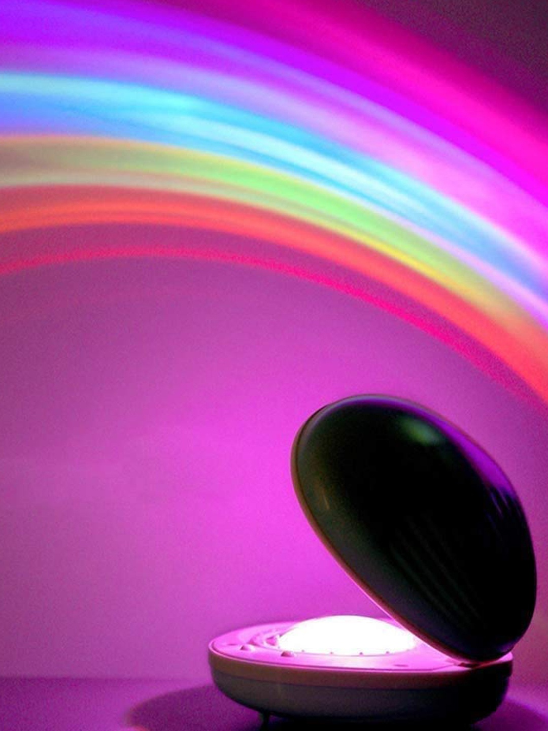 

NYRWANA Green Quirky Rainbow Led Light Projector Table Lamp