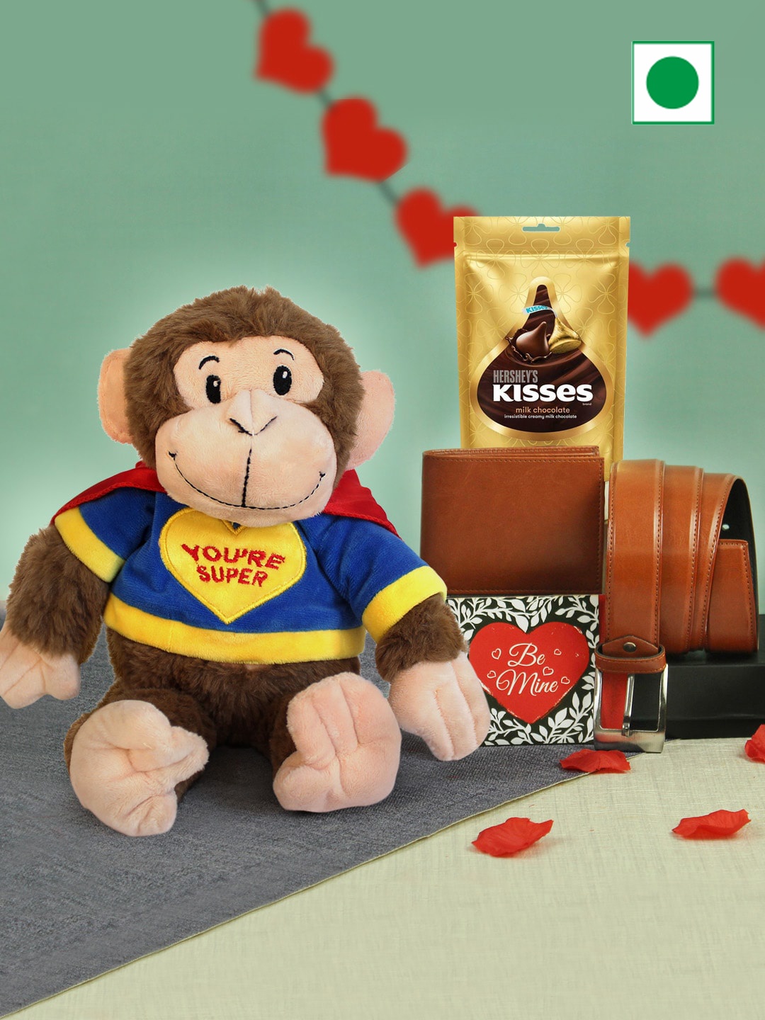 

TIED RIBBONS Valentine Special Chocolate Gift Set Boyfriend, Brown