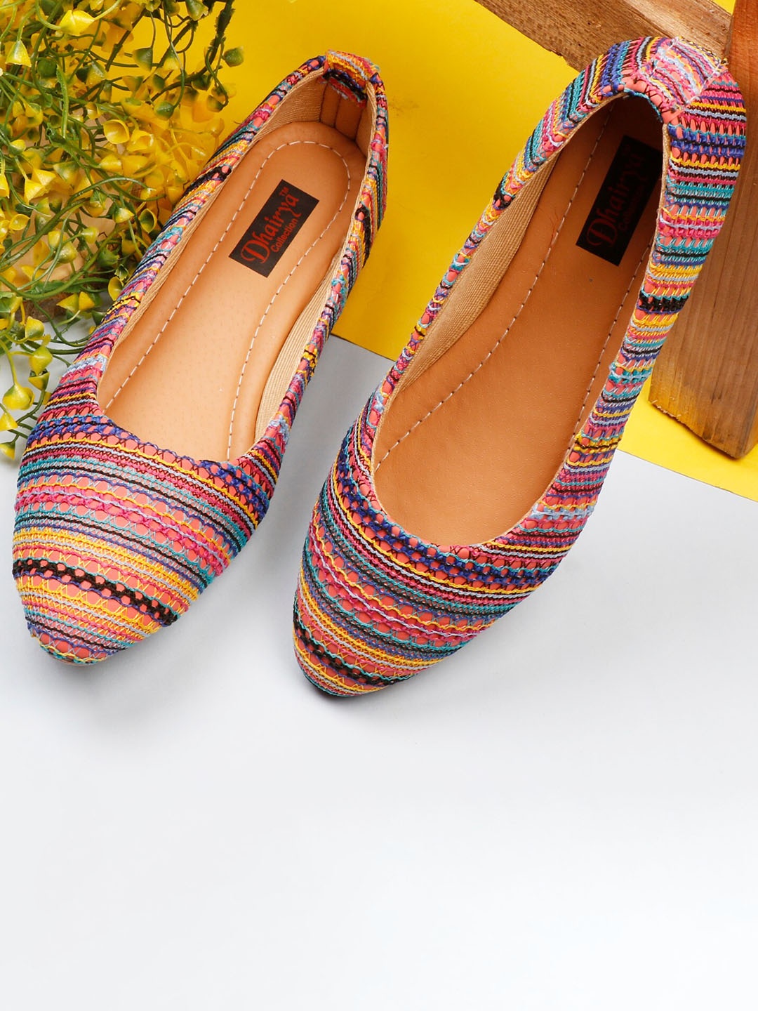 

BAESD Embroidered Ballerinas, Multi