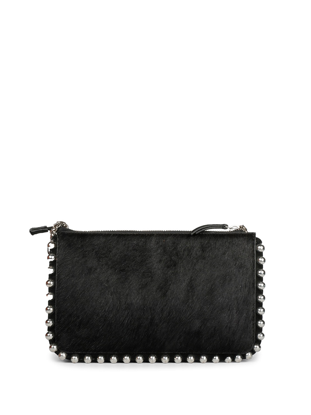 

Favore Leather Structured Sling Bag, Black