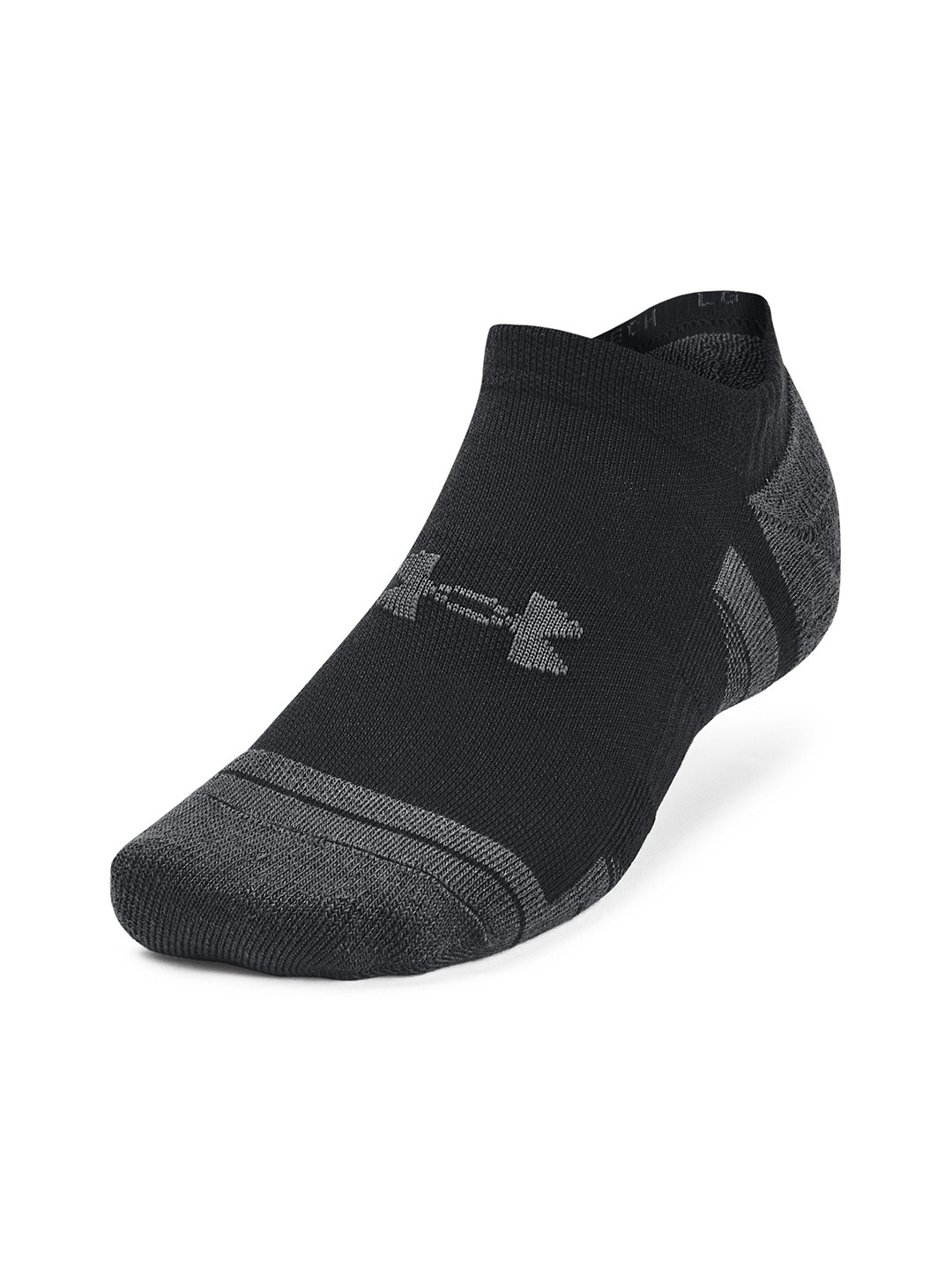 

UNDER ARMOUR Pack of 3 Performance Tech No Show Socks, Black