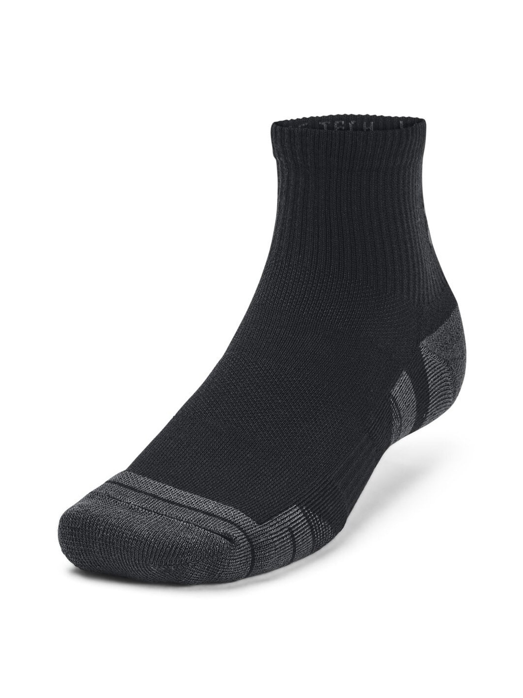 

UNDER ARMOUR Pack of 3 Performance Tech Patterned Above Ankle-Length Socks, Black