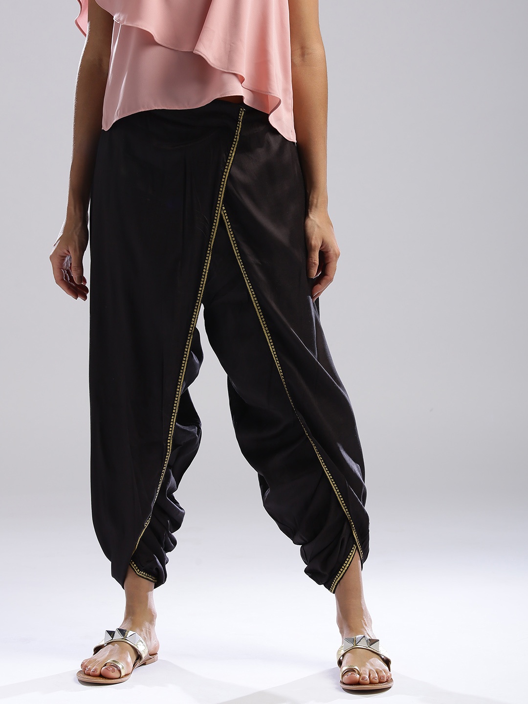 

W Black Dhoti Pants