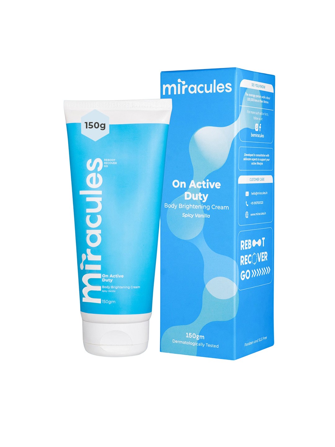 

Miracules On Active Duty Body Brightening Cream - 150g