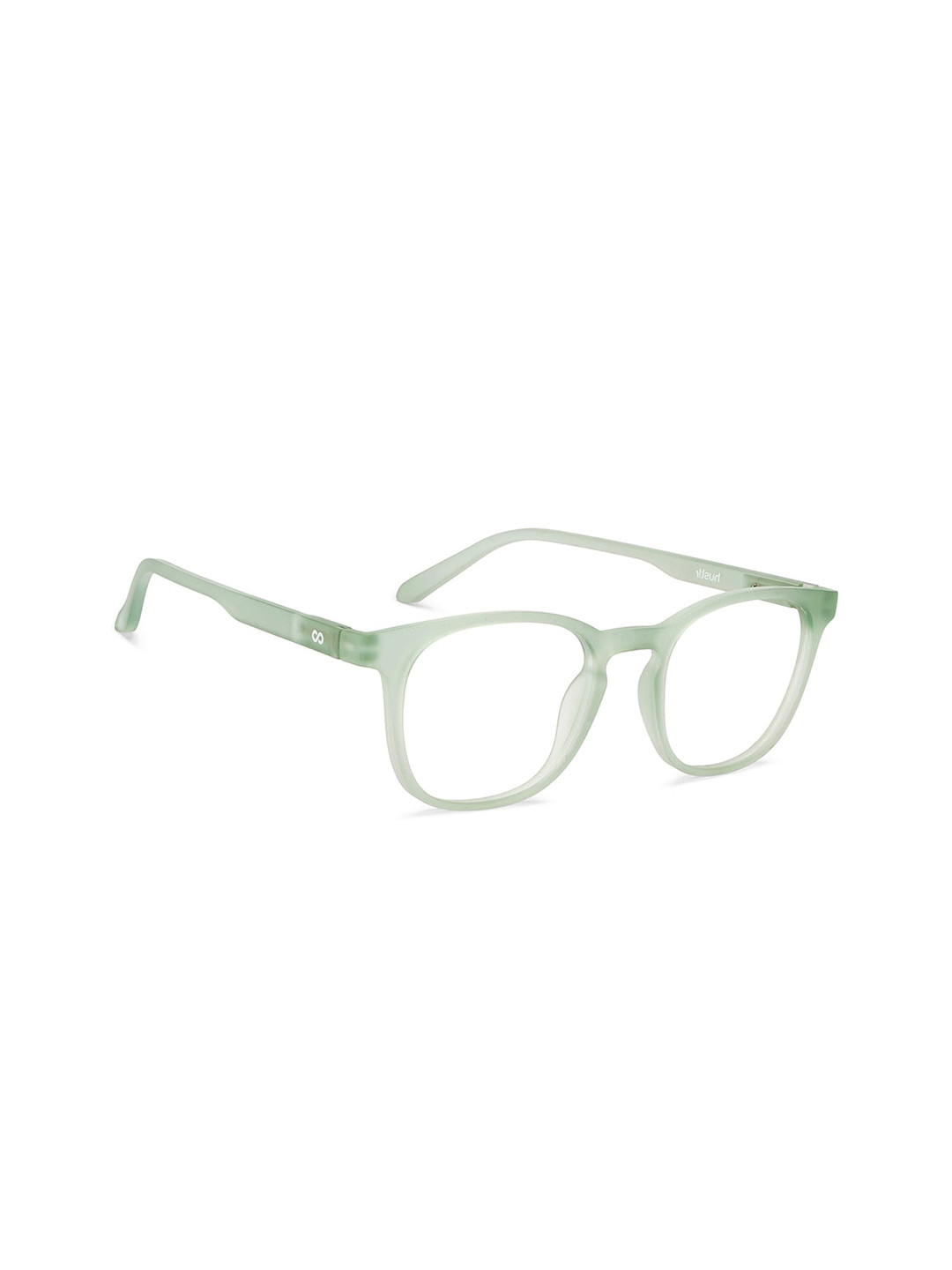 

Lenskart HUSTLR Unisex Full Rim Wayfarer Frames, Green