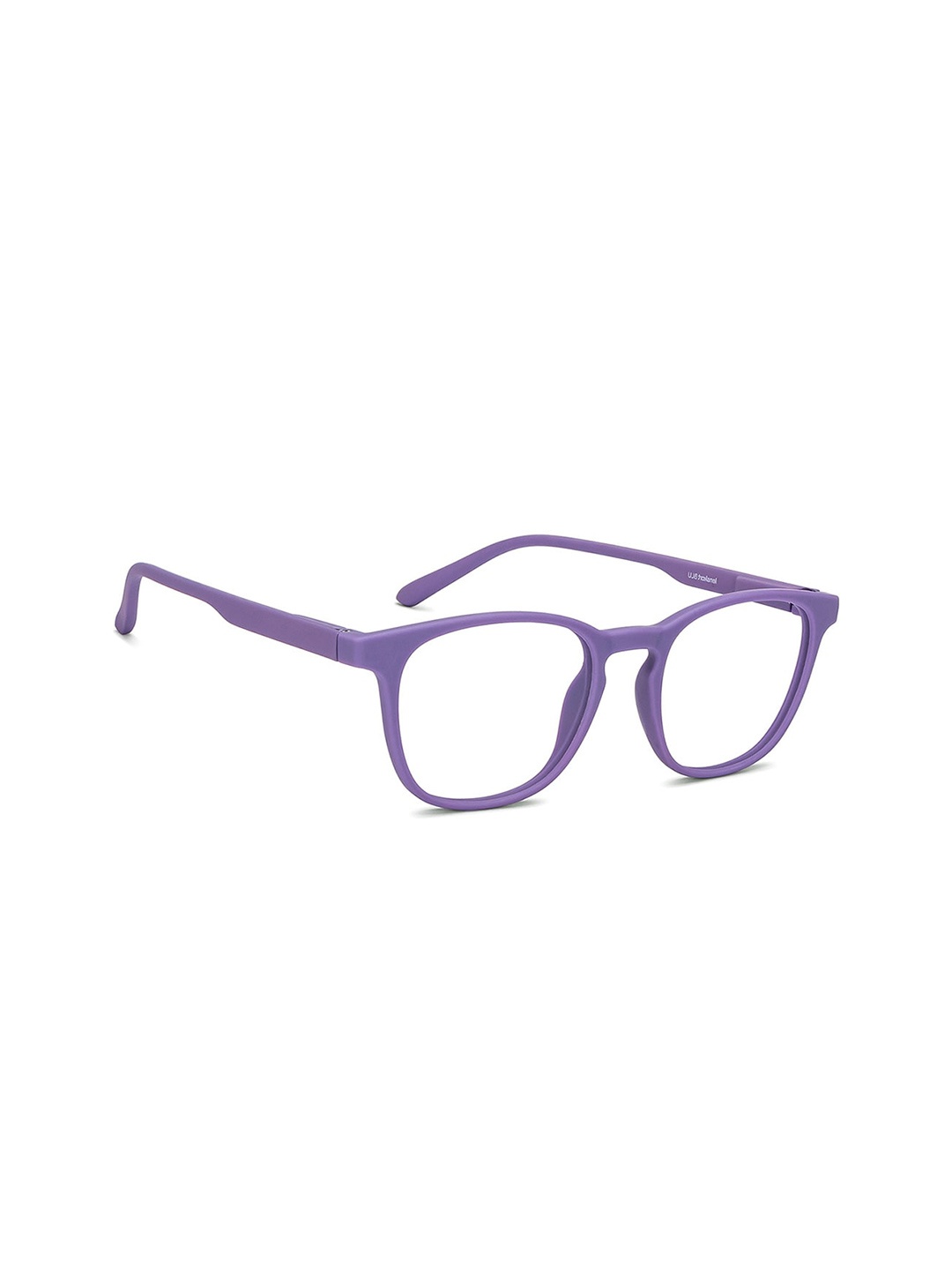 

Lenskart HUSTLR Unisex Full Rim Wayfarer Frames, Purple