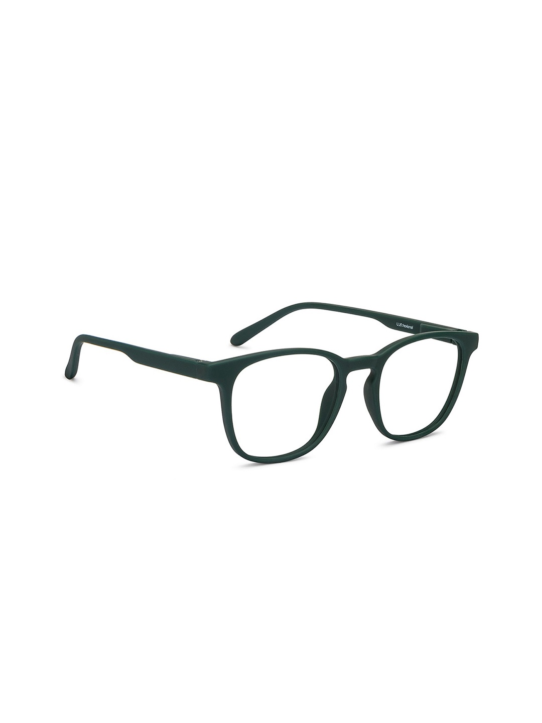 

Lenskart HUSTLR Unisex Hustlr Zero Power Bluecut & Antiglare Full Rim Computer Eyeglasses, Green