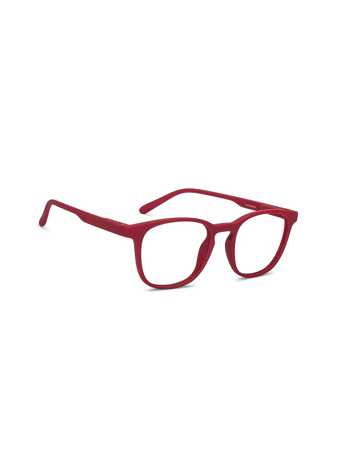 

LENSKART BLU Unisex Zero Power UV Protection Blue Cut Computer Glasses, Maroon