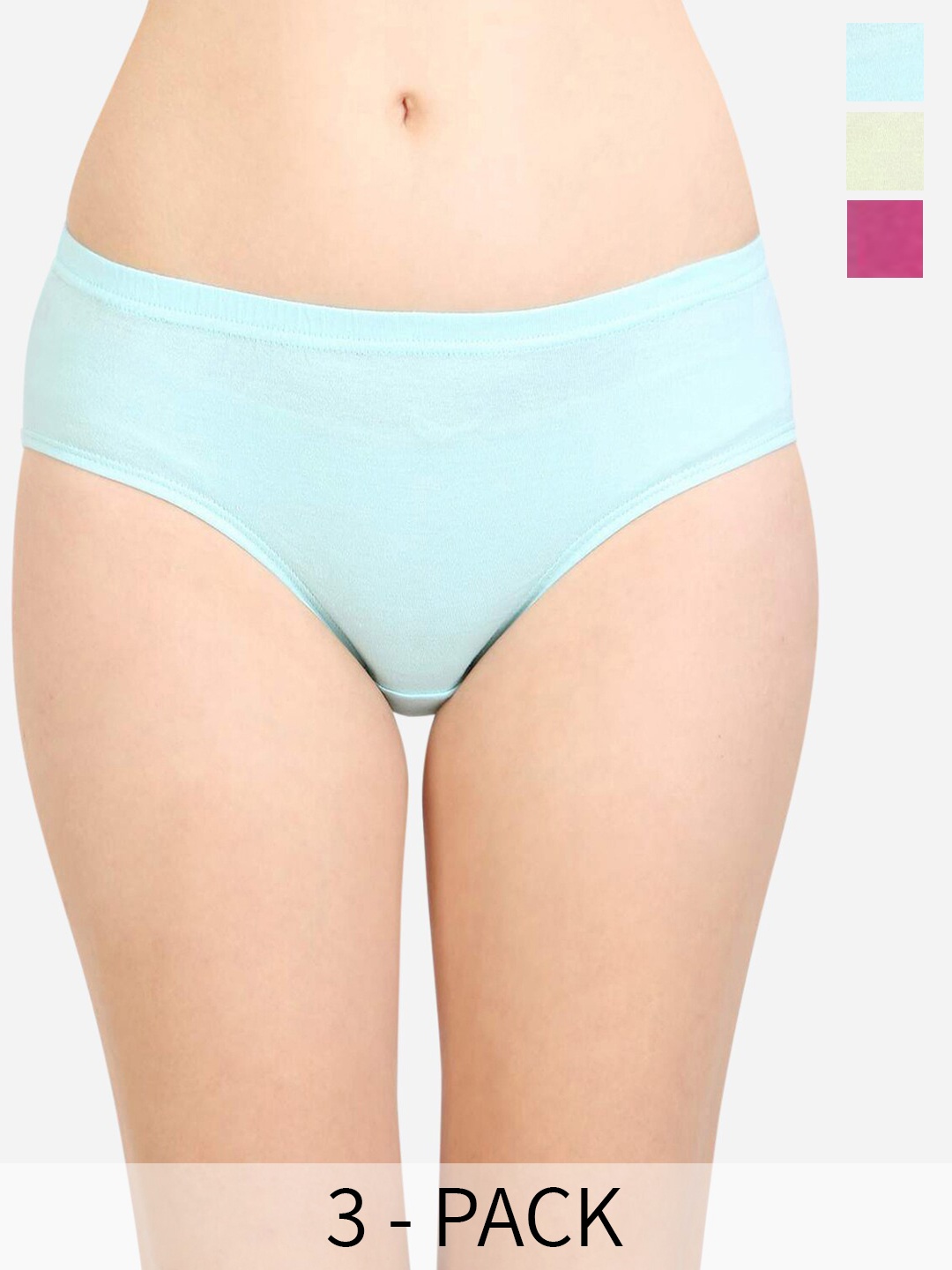 

Bodycare Pack Of 6 Assorted Cotton Hipster Briefs