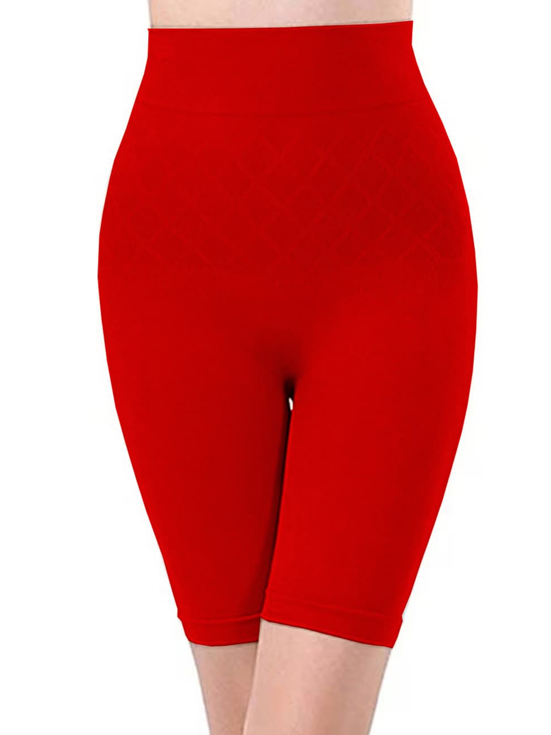 

Lilots Women High Rise Tummy & Thigh Shapewear, Red